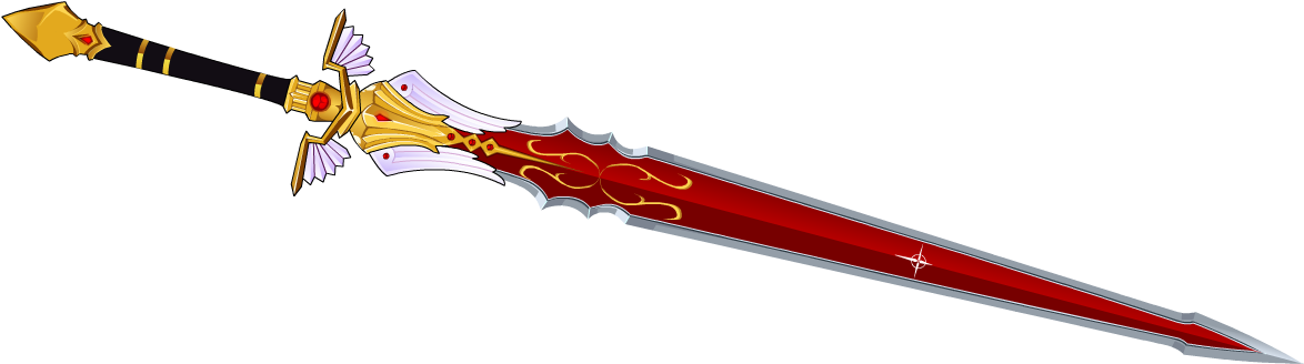 Ornate Red Flame Dagger