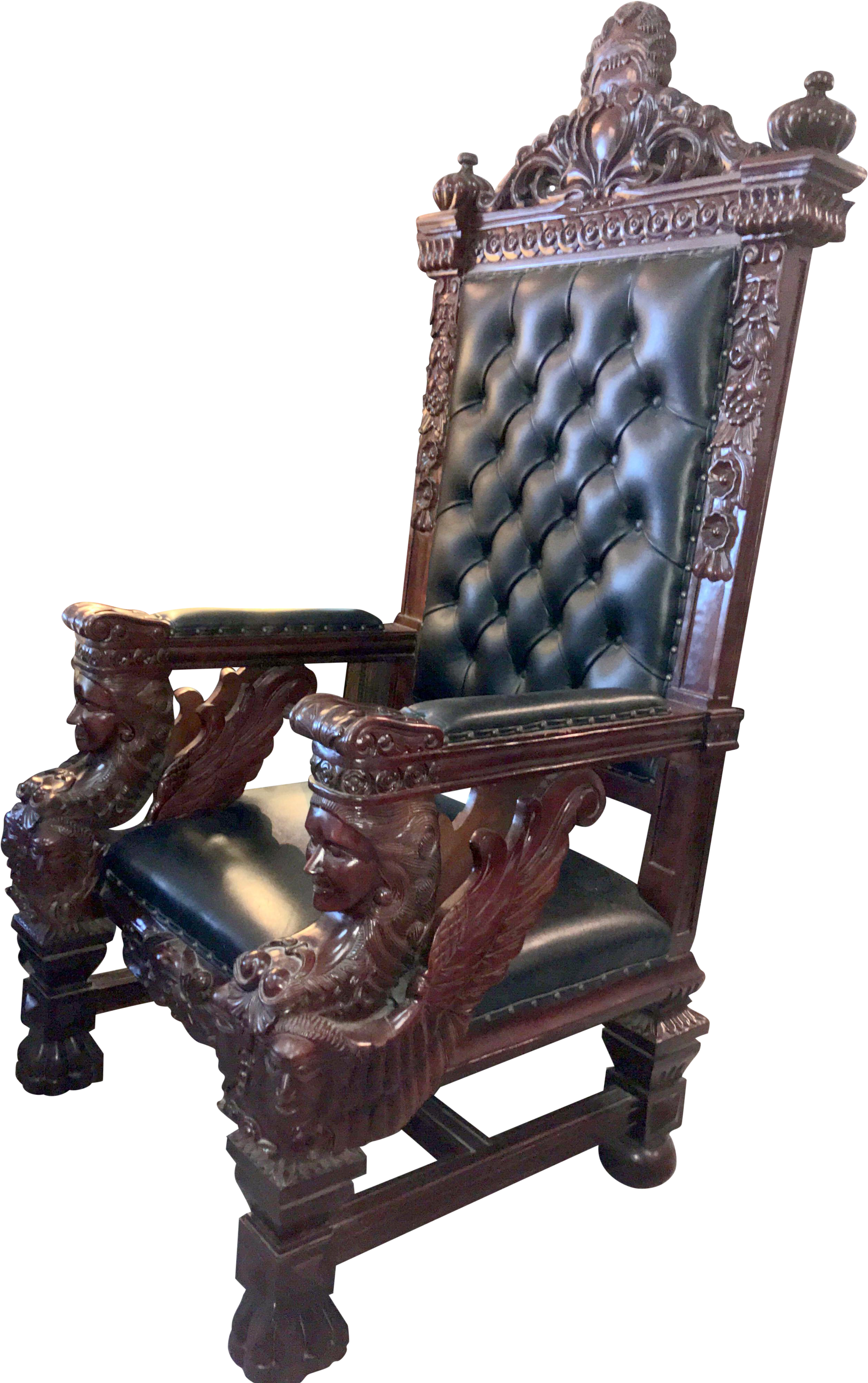 Ornate Throne Style Chair