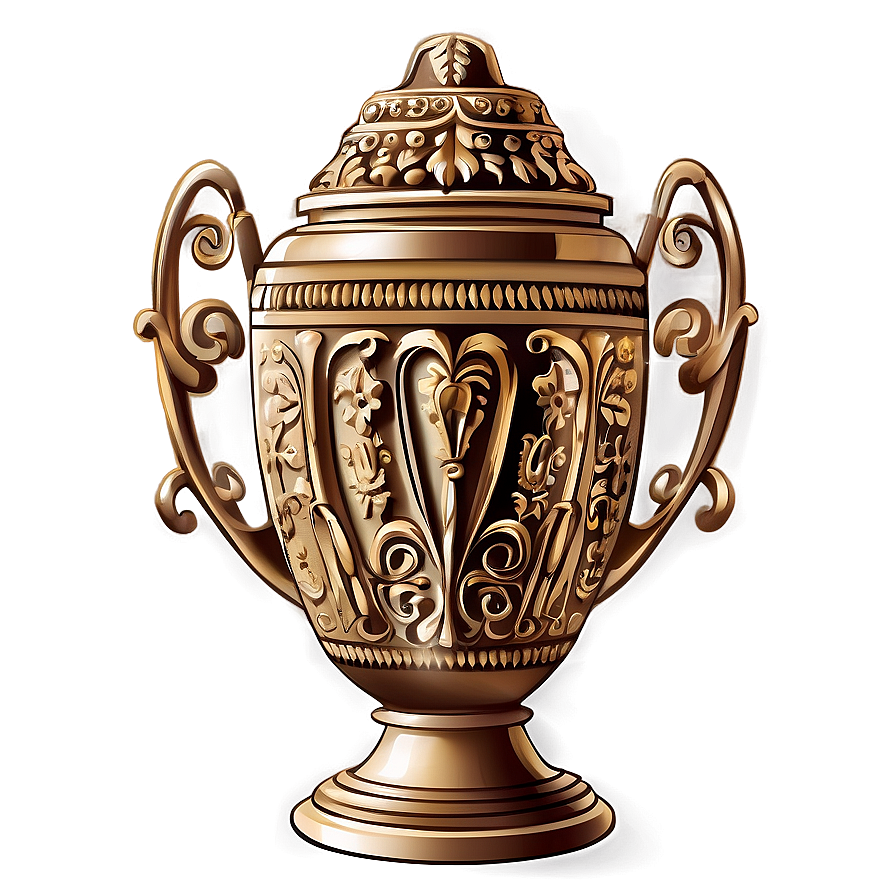 Ornate Urn Illustration Png 06132024