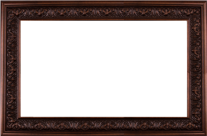 Ornate Wooden Frame Empty