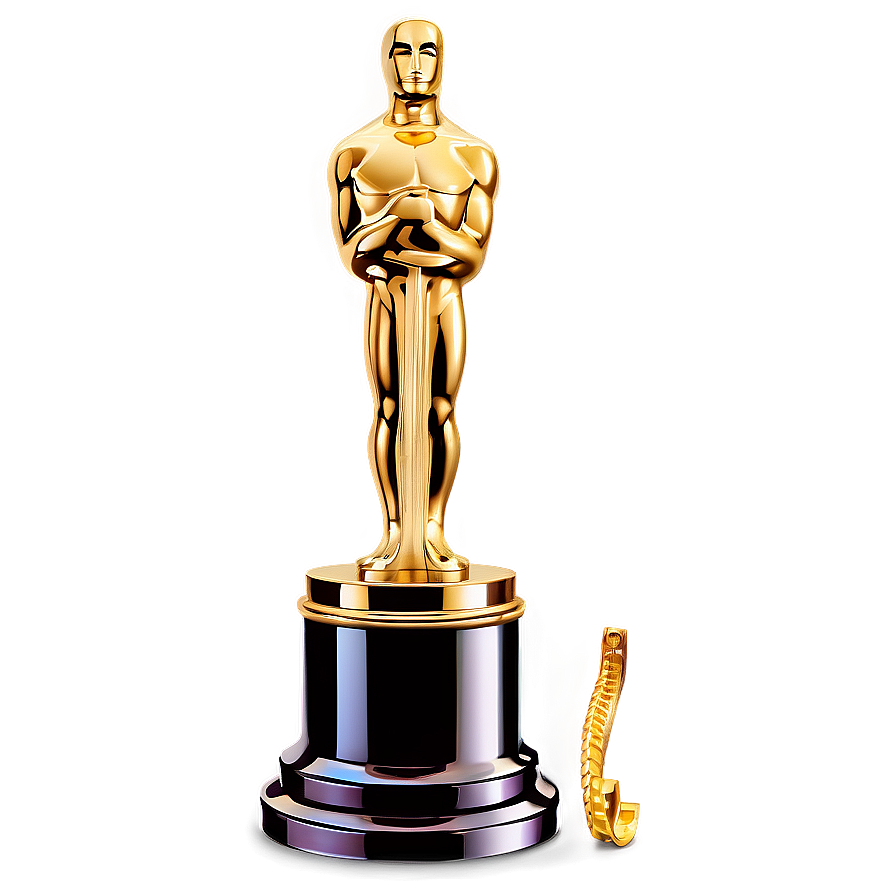 Oscar Award On Pedestal Png 44