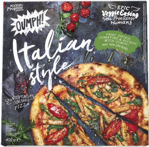 Oumph Italian Style Vegan Pizza Box