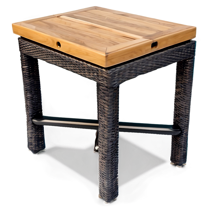 Outdoor Rattan Bar Table Png Gqw2