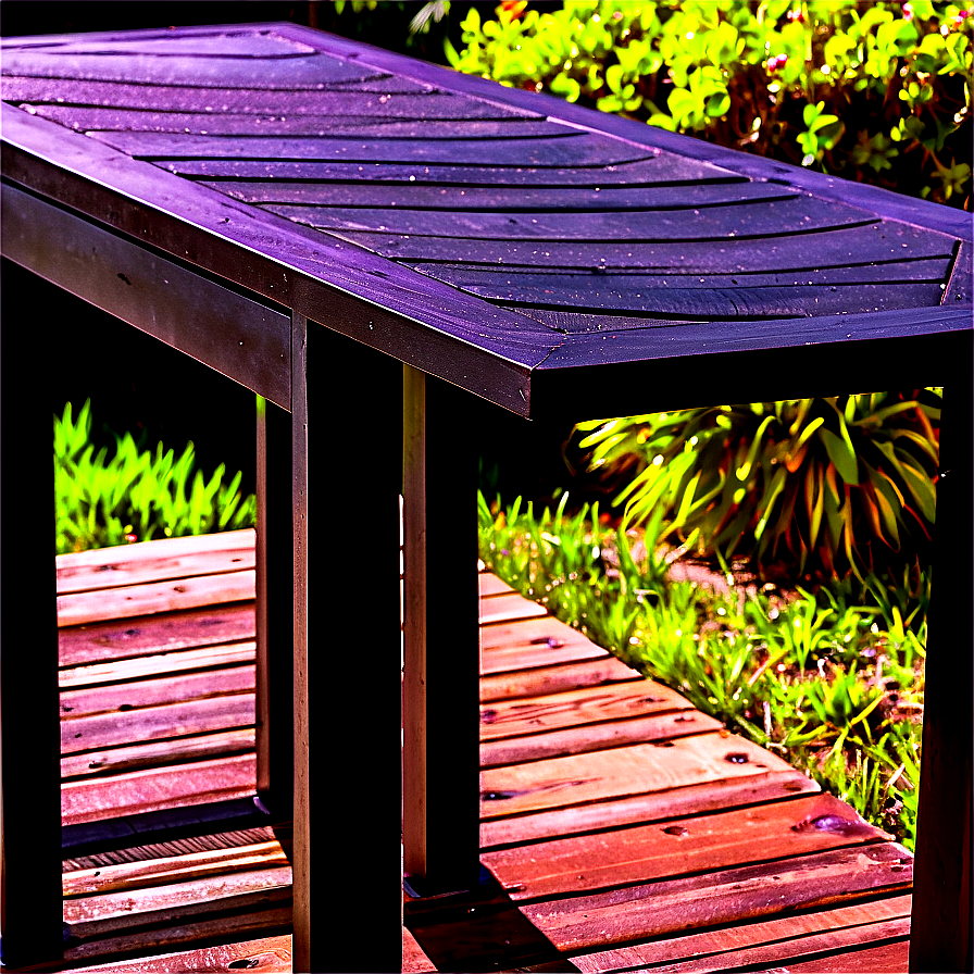 Outdoor Table On Deck Png Pcd