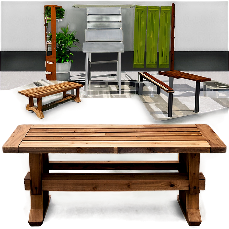 Outdoor Table With Bench Png Cxi