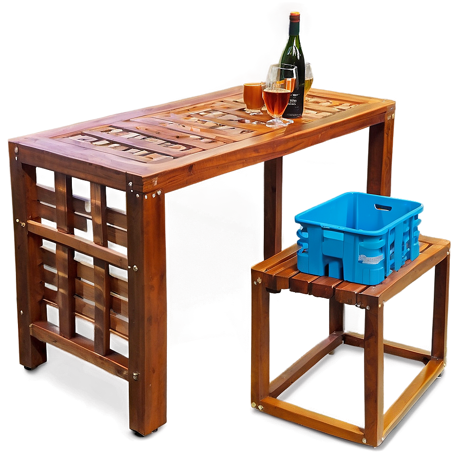 Outdoor Table With Storage Png 06282024