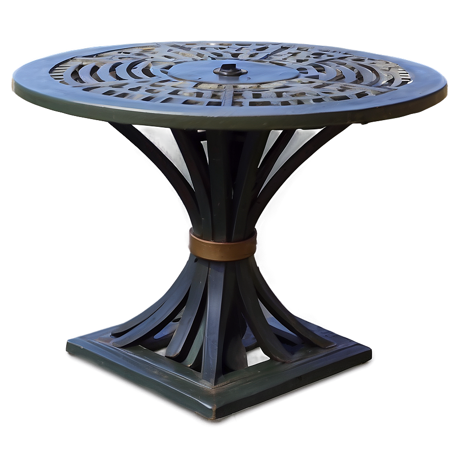 Outdoor Table With Umbrella Hole Png Kri