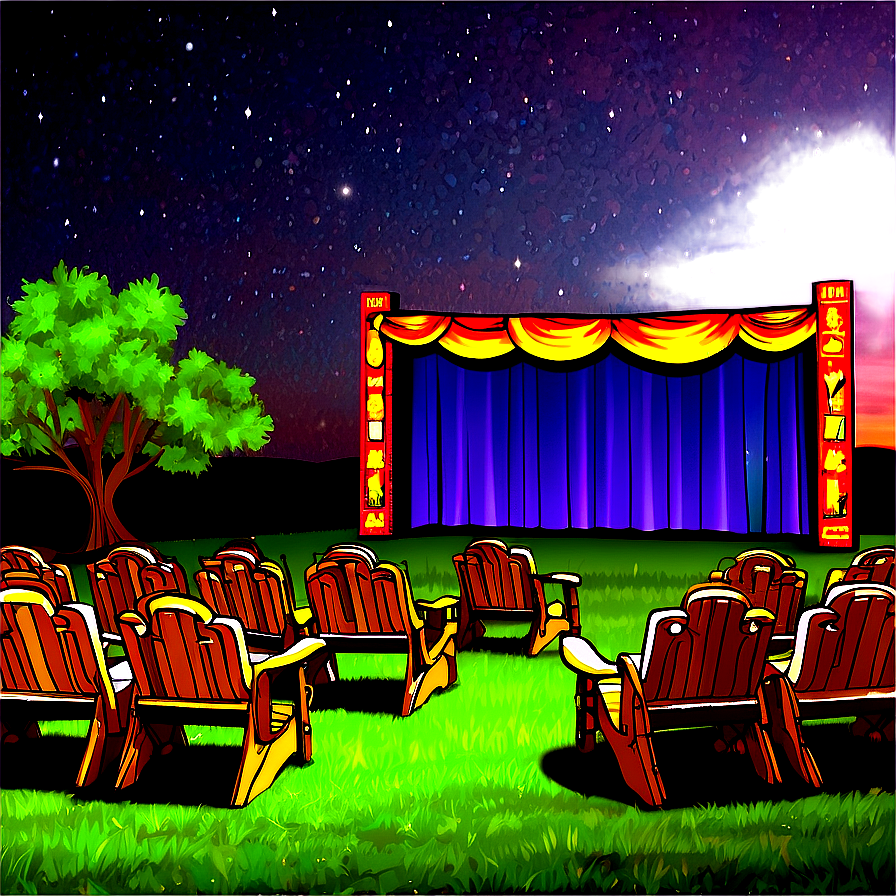 Outdoor Theater Night Png 34