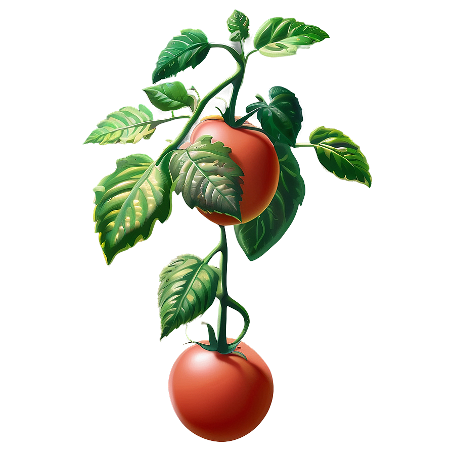 Outdoor Tomato Plant Png 06212024