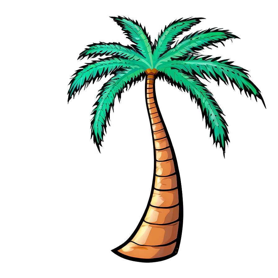 Outline Of Palm Trees Png 05042024