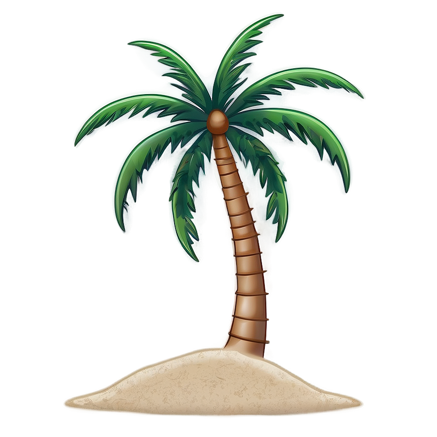 Outline Palm Tree Emoji Png 11