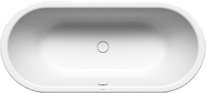 Oval Bathtub Top View