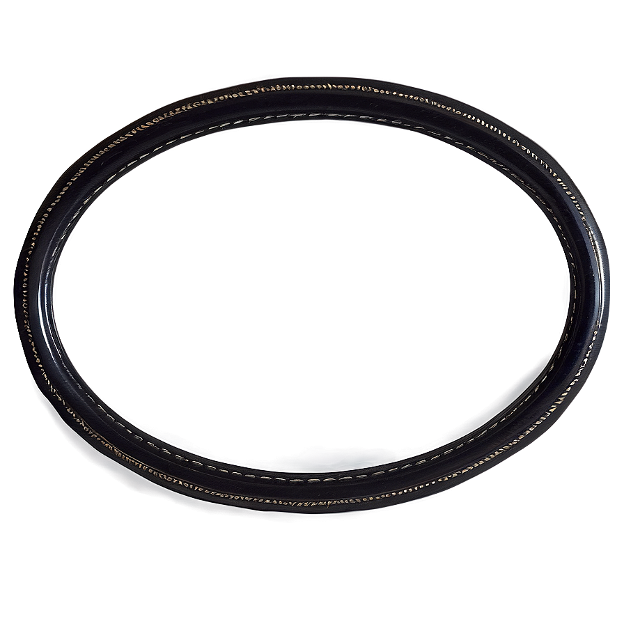 Oval Black Frame Png 05252024