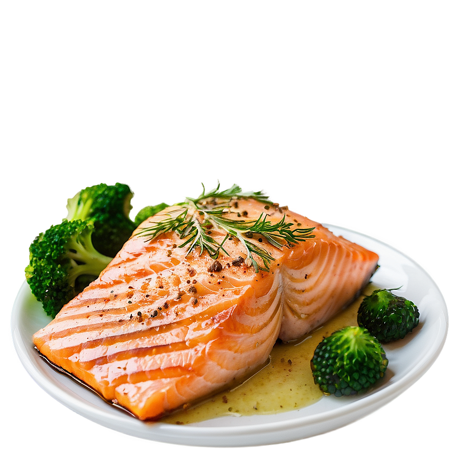 Oven Roasted Salmon Png 95