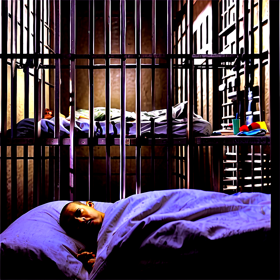 Overcrowded Prison Cell Png 06202024