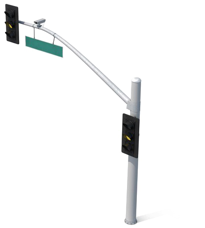 Overhead Traffic Signal Pole