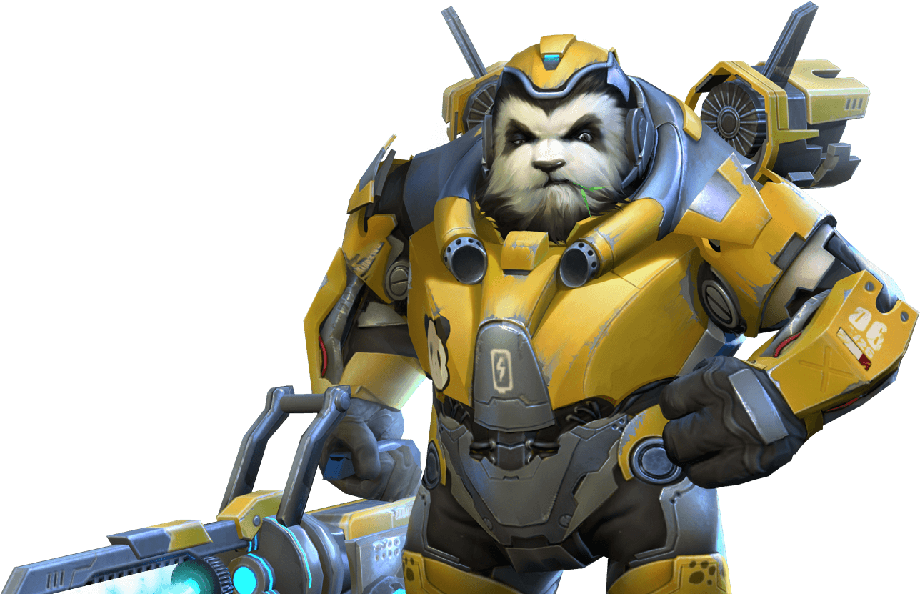 Overwatch Winston Character Render