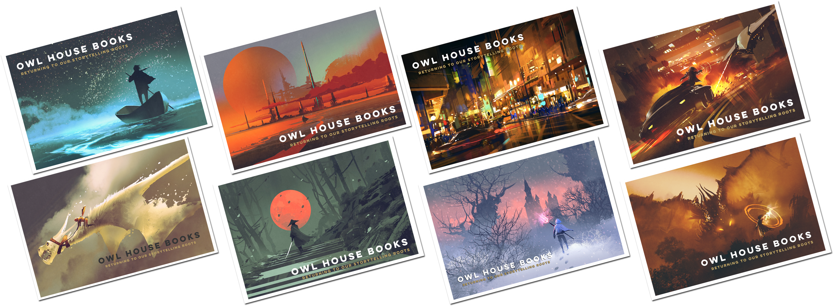 Owl House Books Postcard Collection