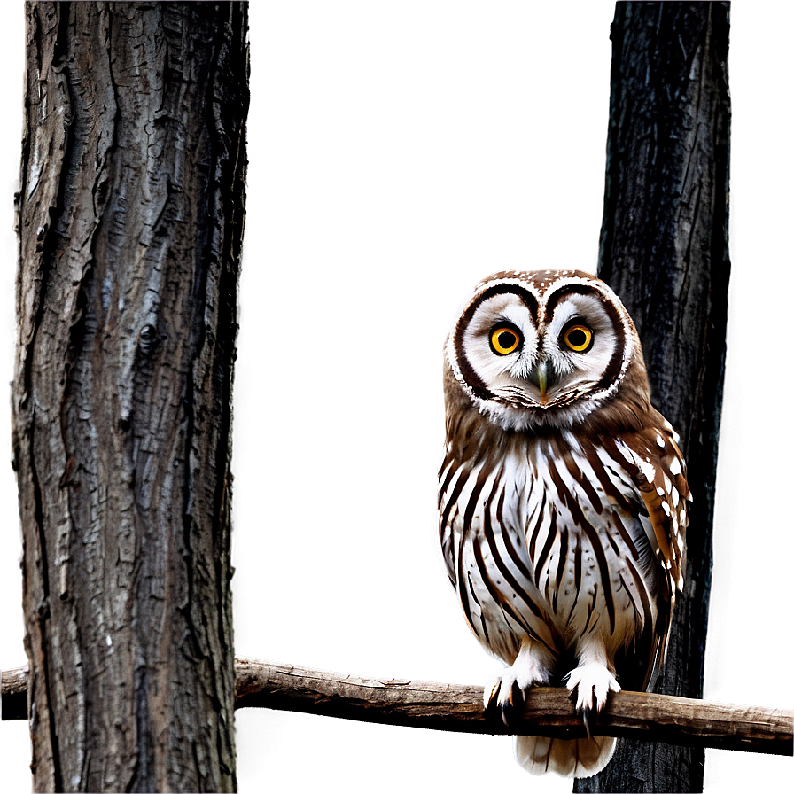 Owl In Forest Png 05062024