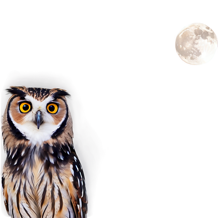 Owl In Night Sky Png Tsf85