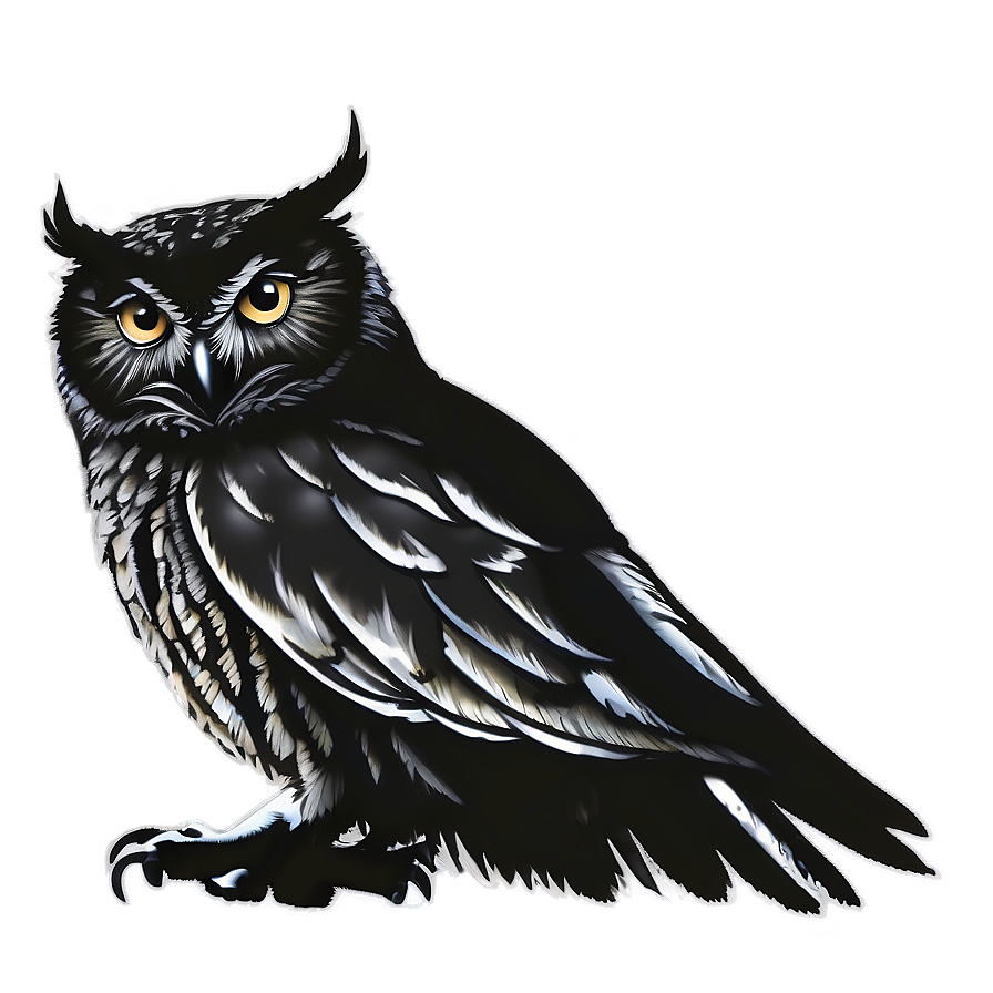 Owl Silhouette Png 05062024