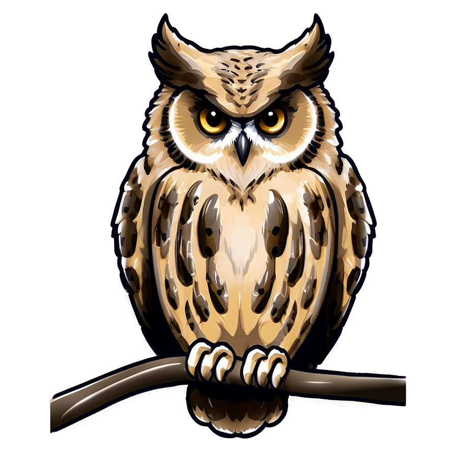 Owl Sketch Png Src19