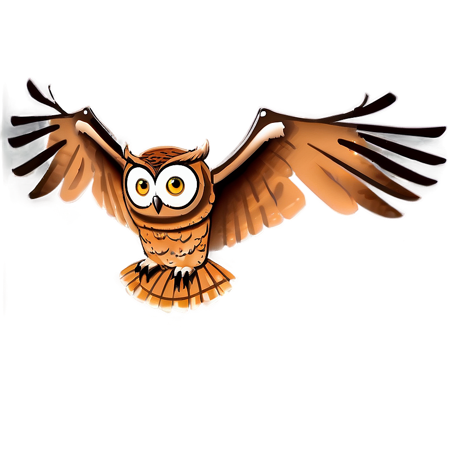 Owl Wings Spread Png 05062024
