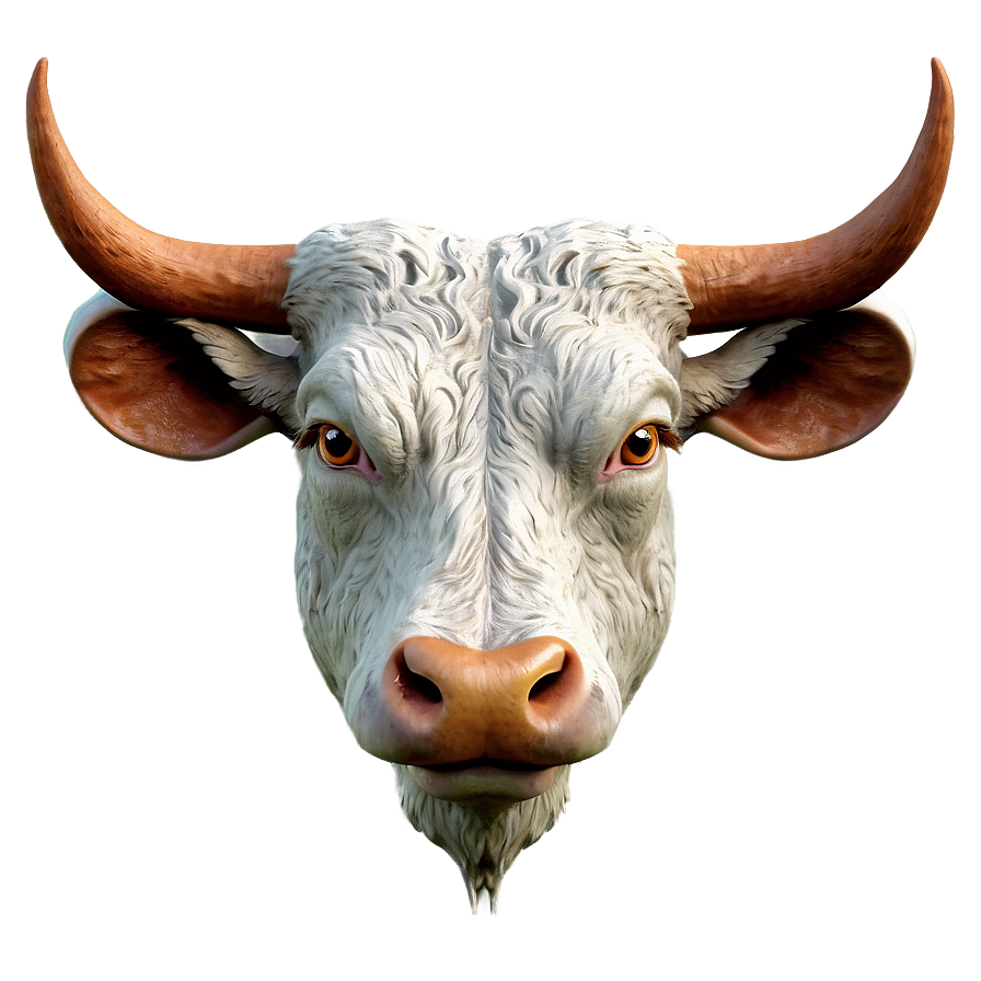 Ox Head Illustration Png 06242024