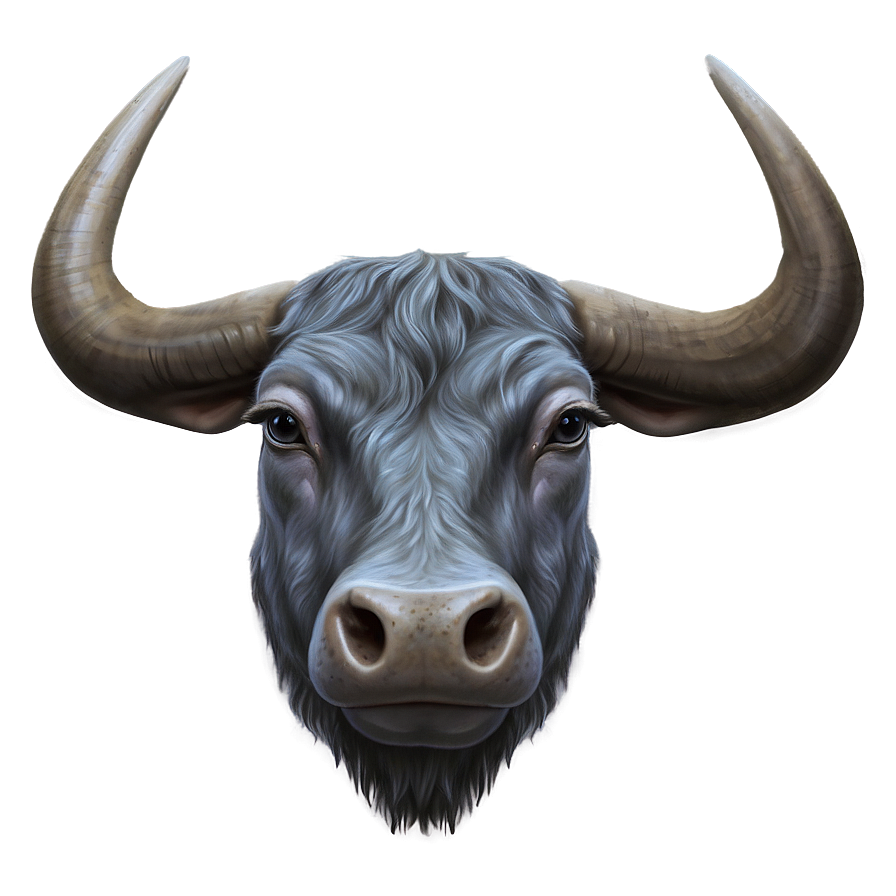 Ox Head Illustration Png 06242024