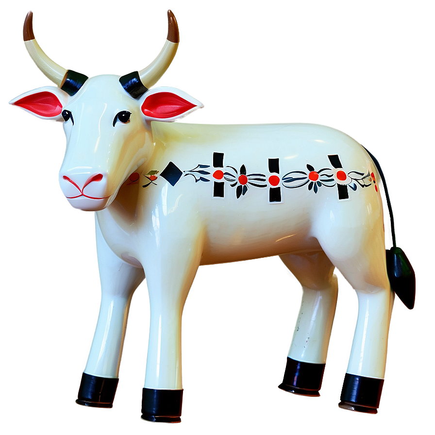 Ox In Folk Art Png 06242024