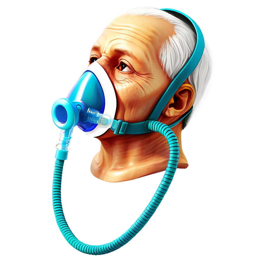 Oxygen Mask For Elderly Png Erq