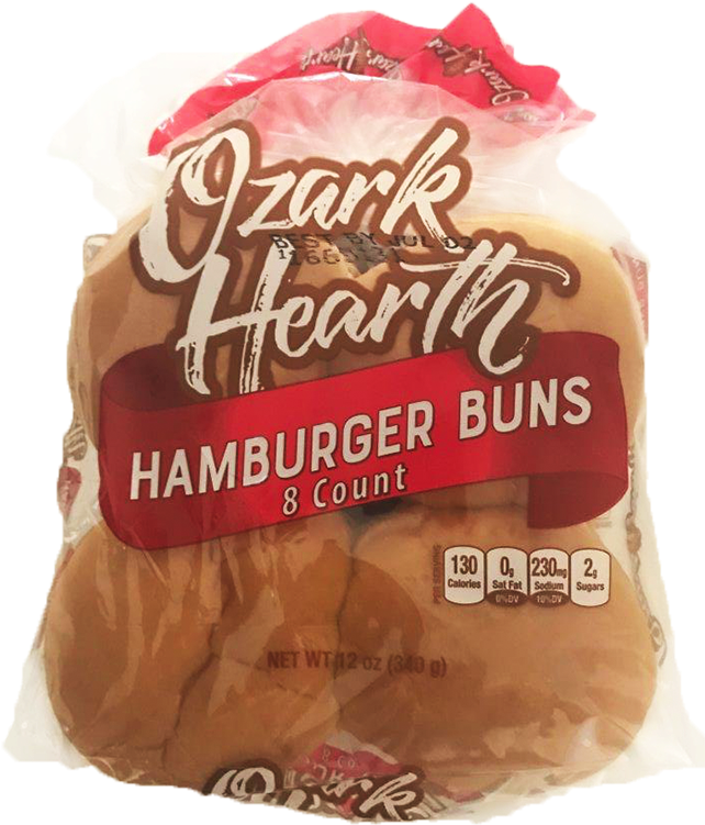 Ozark Hearth Hamburger Buns Package