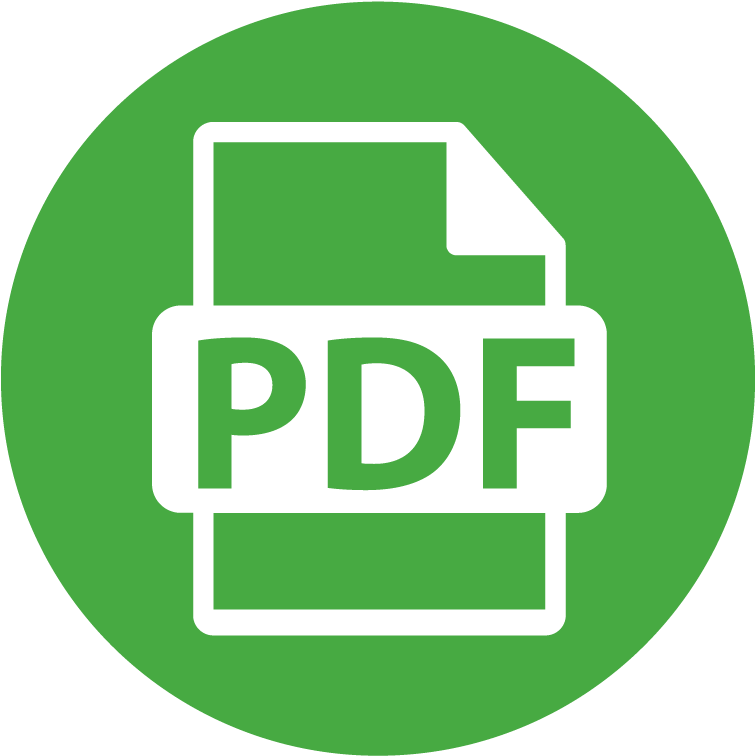 P D F Icon Green Background