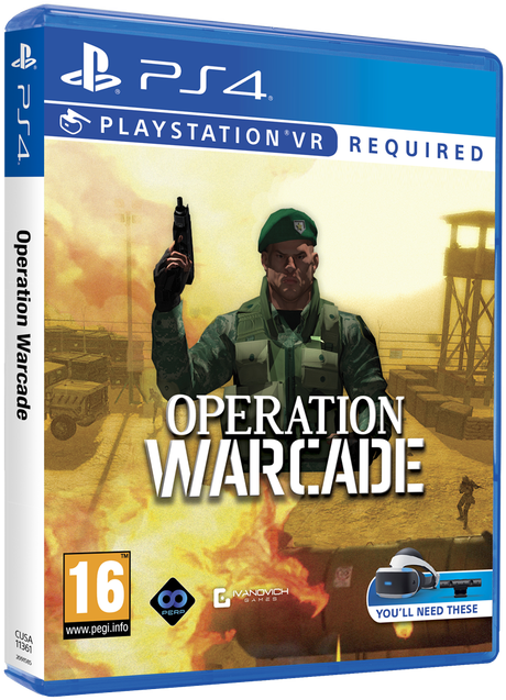 P S4 Operation Warcade V R Game Cover