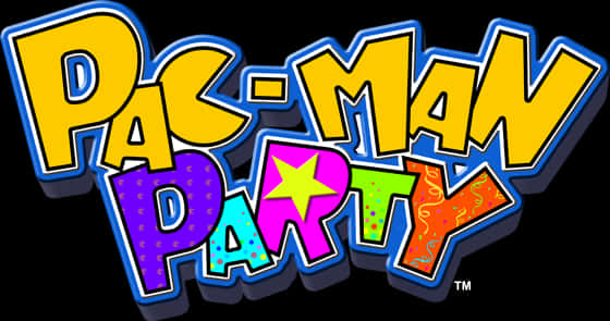 Pac Man Party Logo