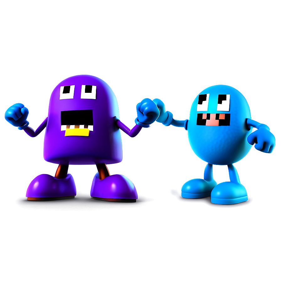 Pacman Party Characters Png 05232024