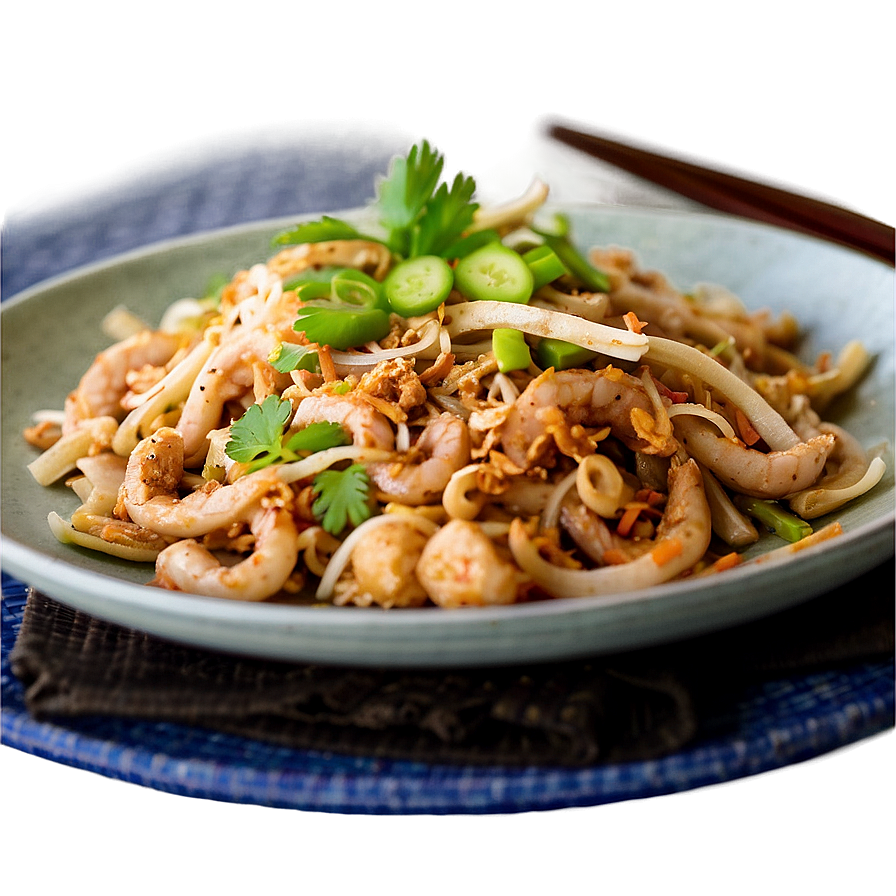 Pad Thai With Homemade Noodles Png 48