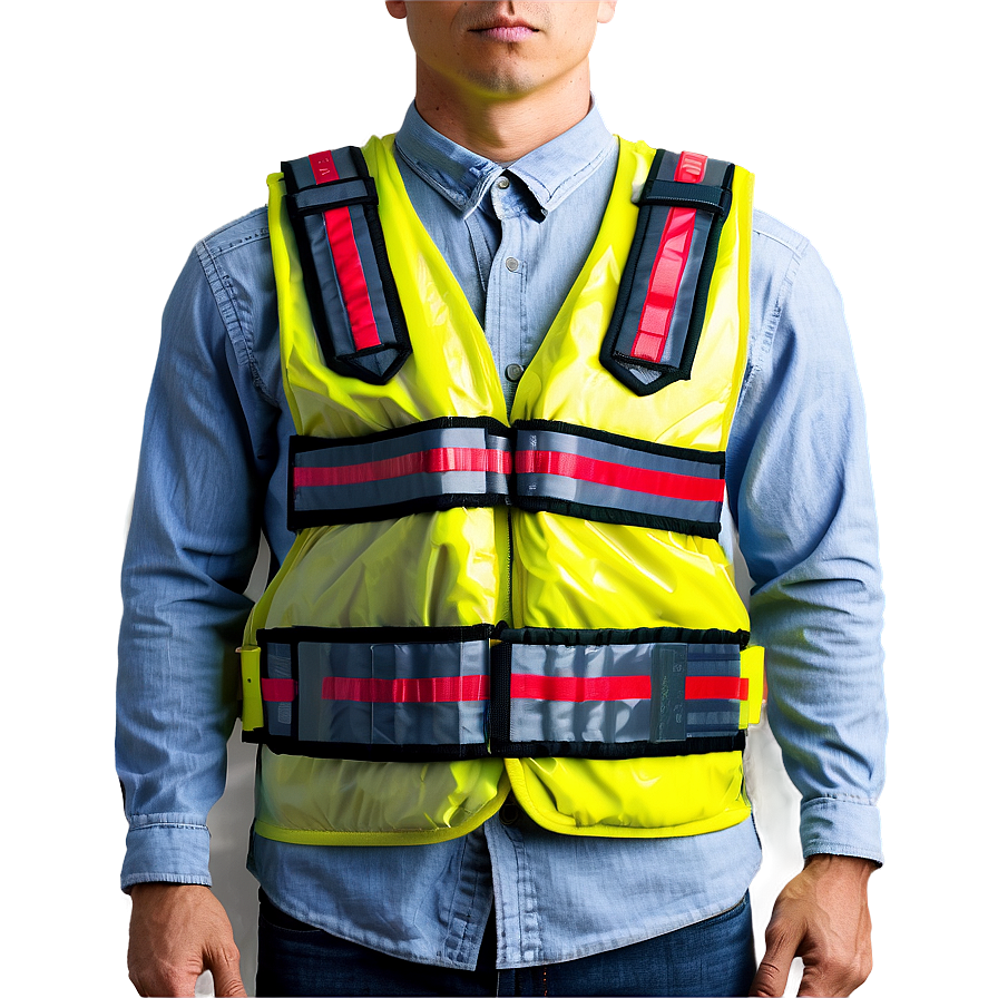 Padded Safety Vest Png Mse