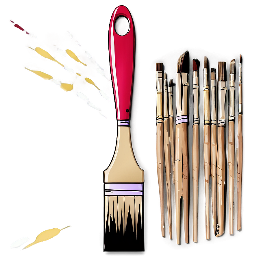 Paint Brush Outline Png 05042024