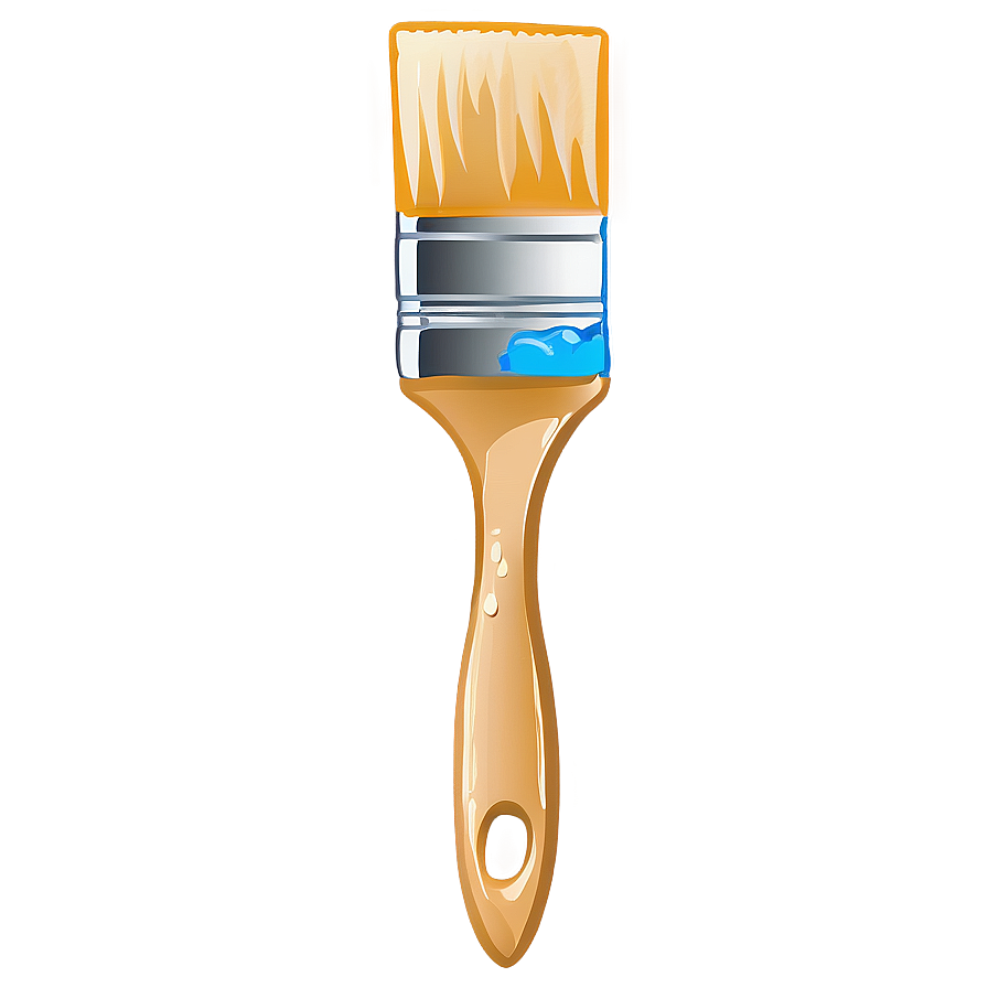 Paint Brush With Drip Png 05042024