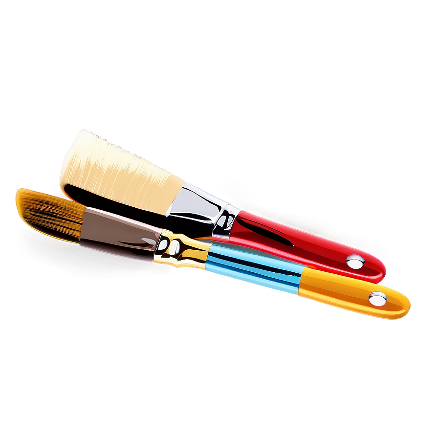 Paint Brush With Palette Png Ipf68