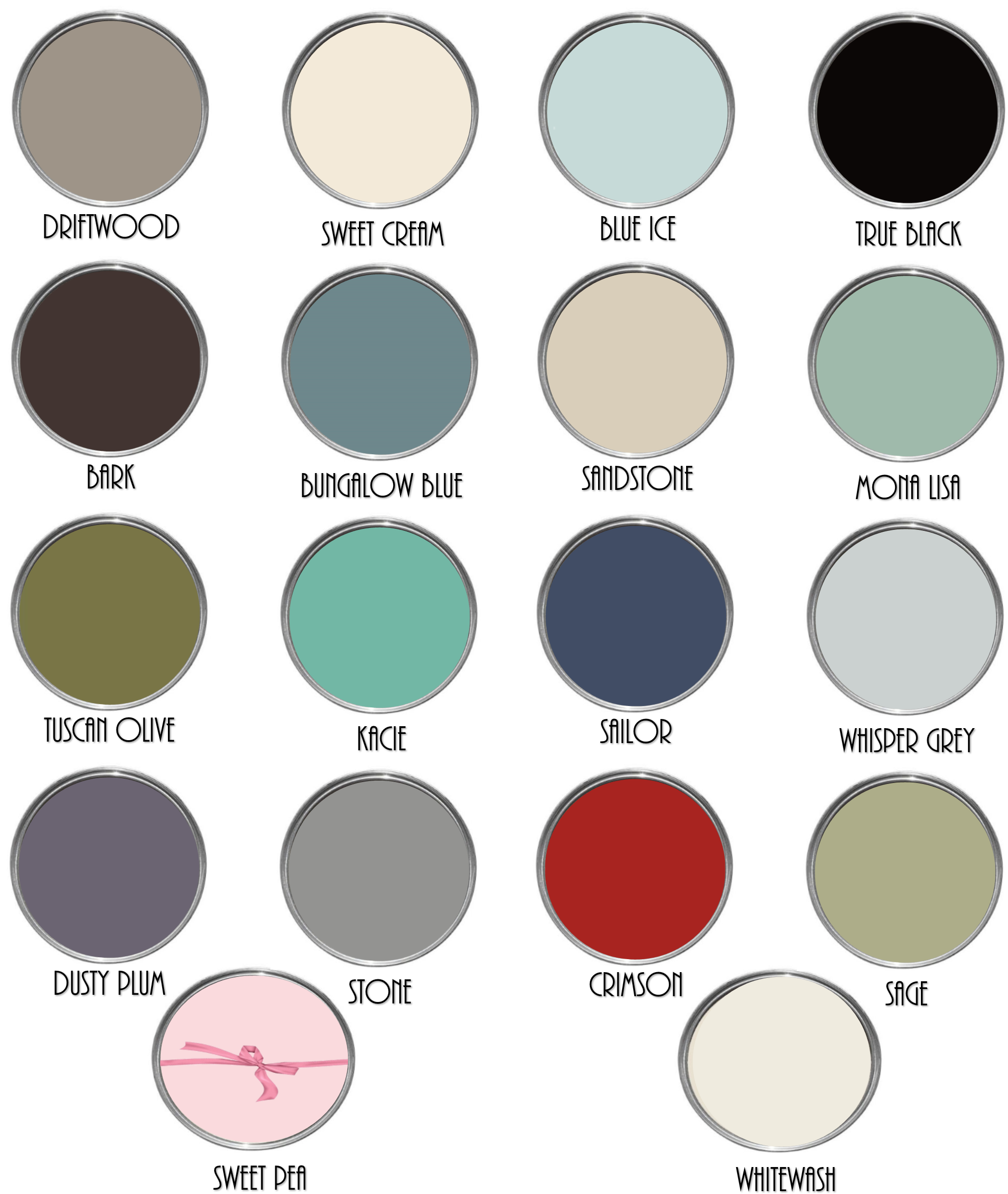 Paint Color Swatches Selection