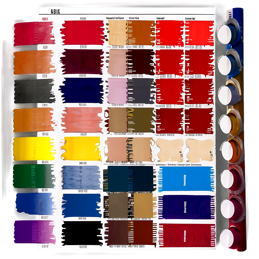 Paint Swatch Matching Png 74