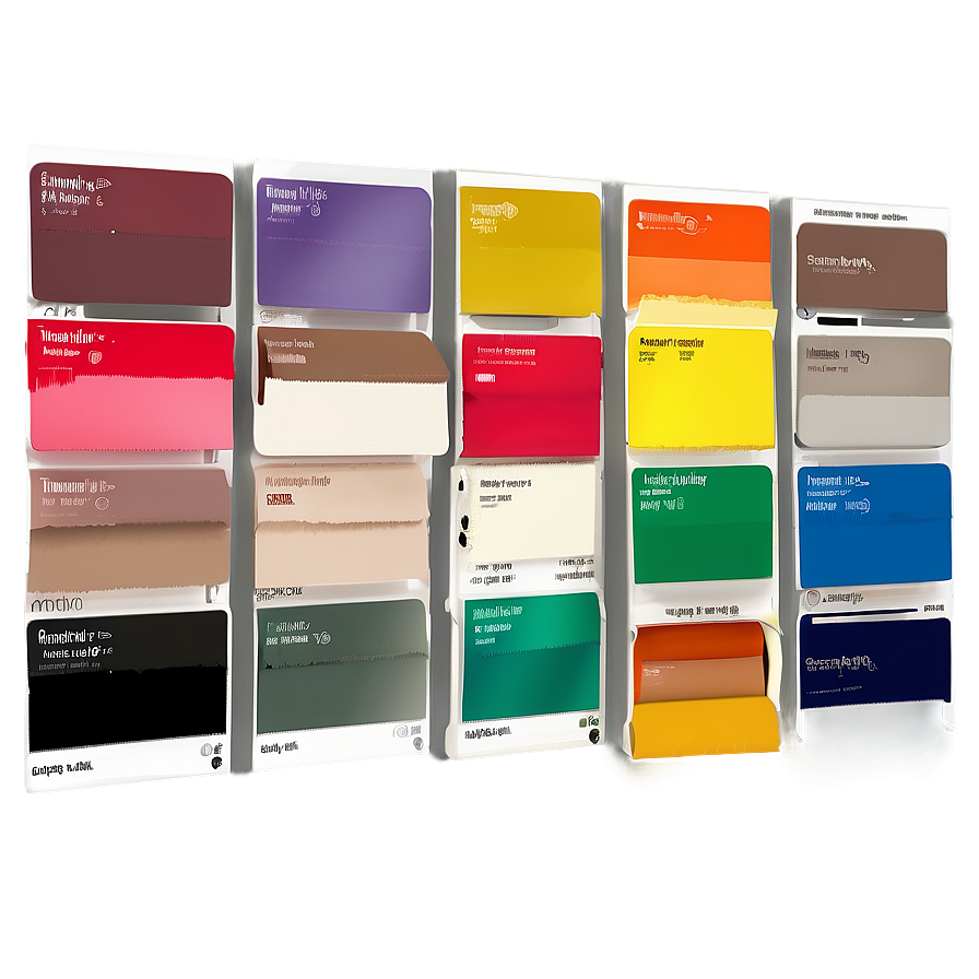 Paint Swatch Samples Png Ihr85