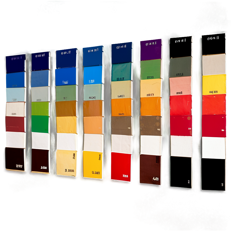 Paint Swatch Wall Art Png 66