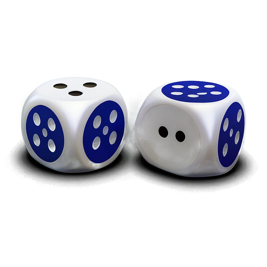 Pairof Dice Blueand White