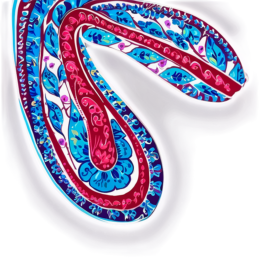 Paisley Fabric Print Png 05252024