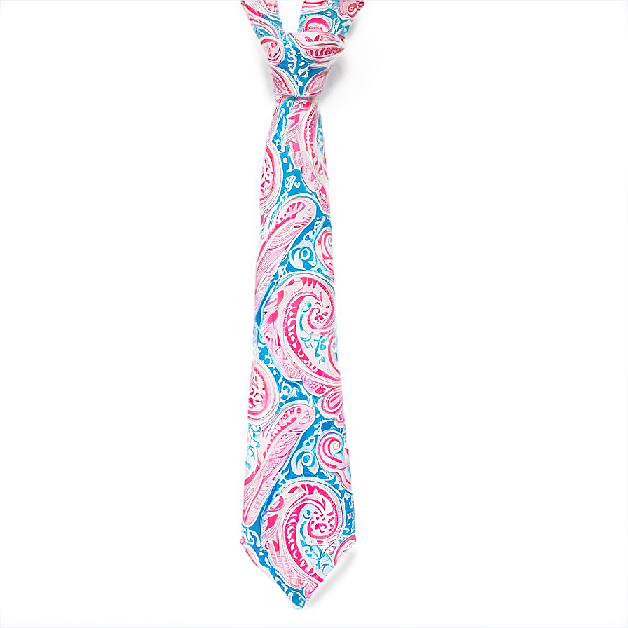 Paisley Necktie Detail Png Xdn28