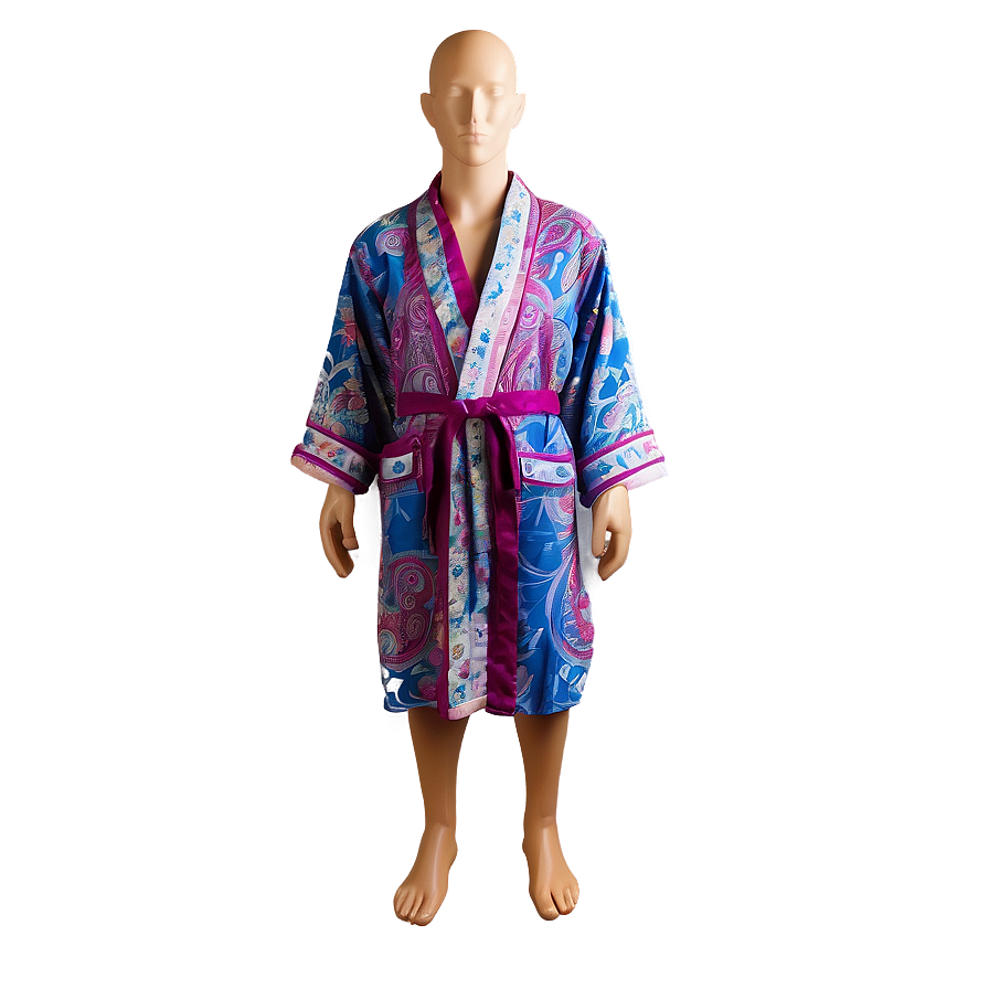 Paisley Pattern Robe Png 24