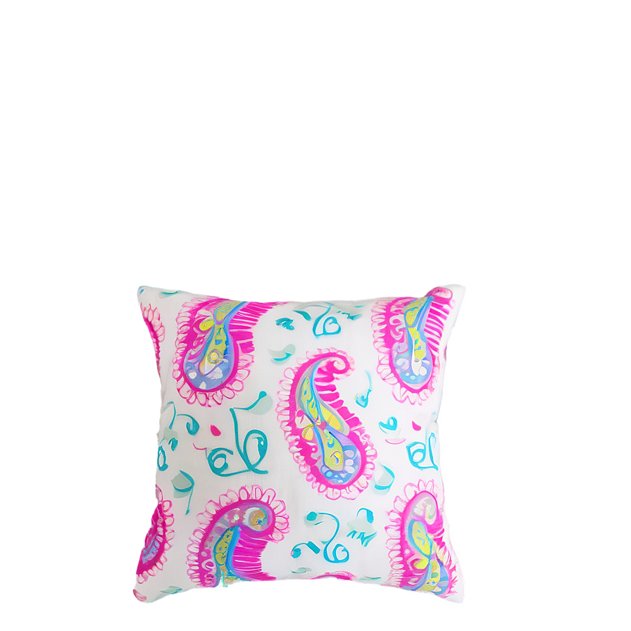 Paisley Throw Pillows Png Xee96